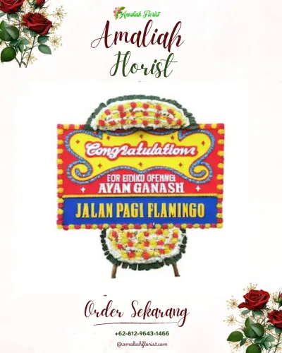 Bunga Papan Congratulation di Pinang Jaya